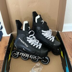 TronX Black Inline Skates Unisex Sizes in Description and Photos